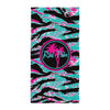 Miami Tiger Stripe Beach Towel