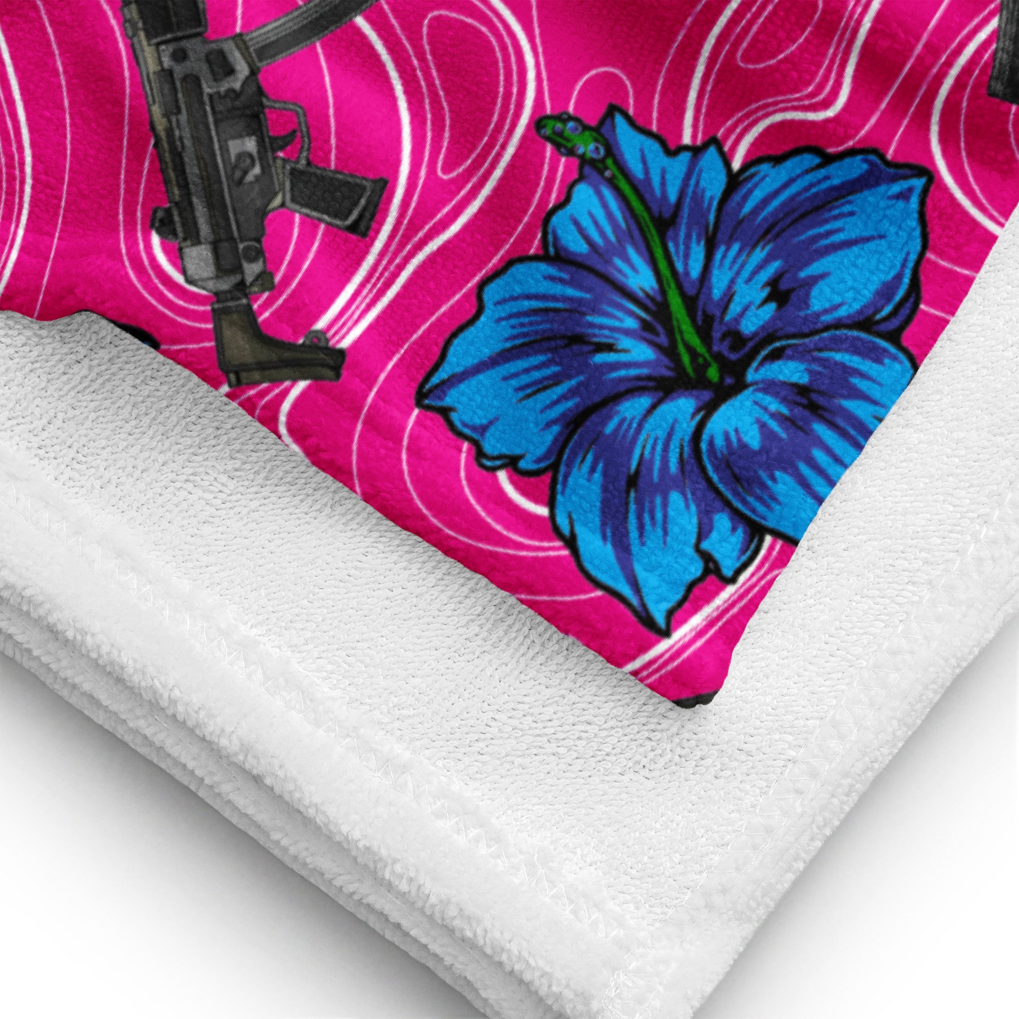 High Capacity Hibiscus Towel