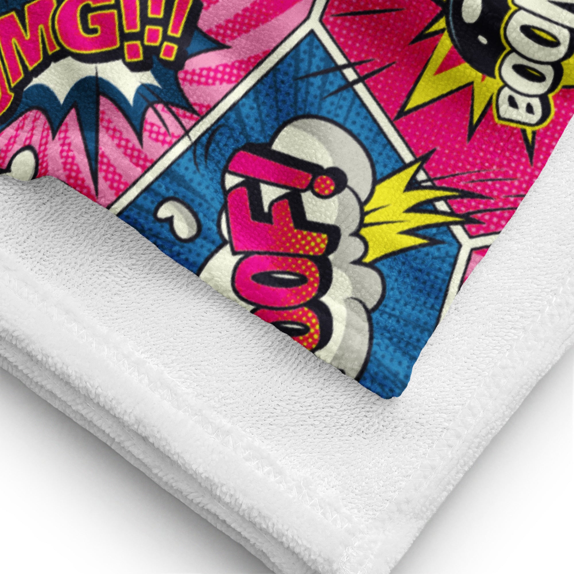 Here Comes The Boom! Beach Towel