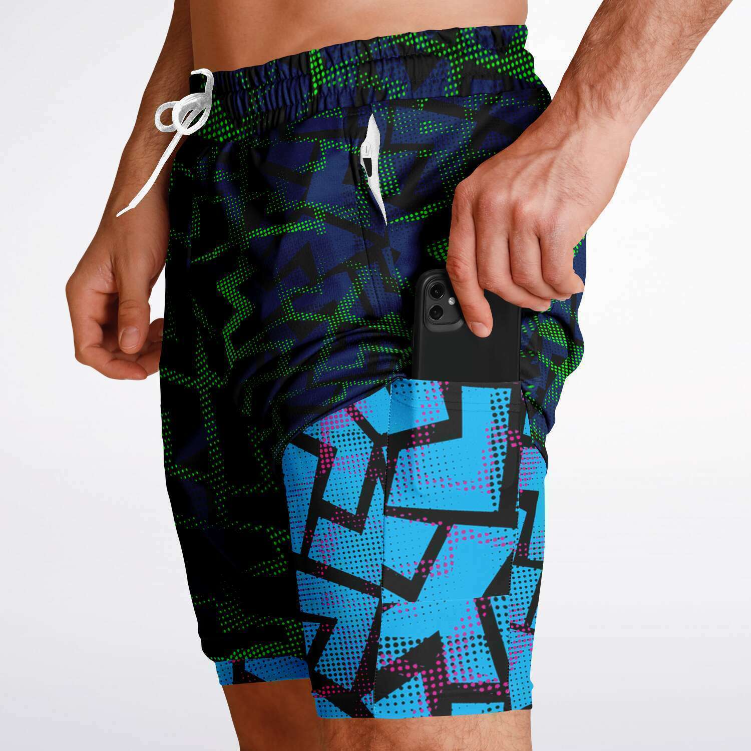 Pantalones cortos 2 en 1 para hombre Rad Palm 2023 