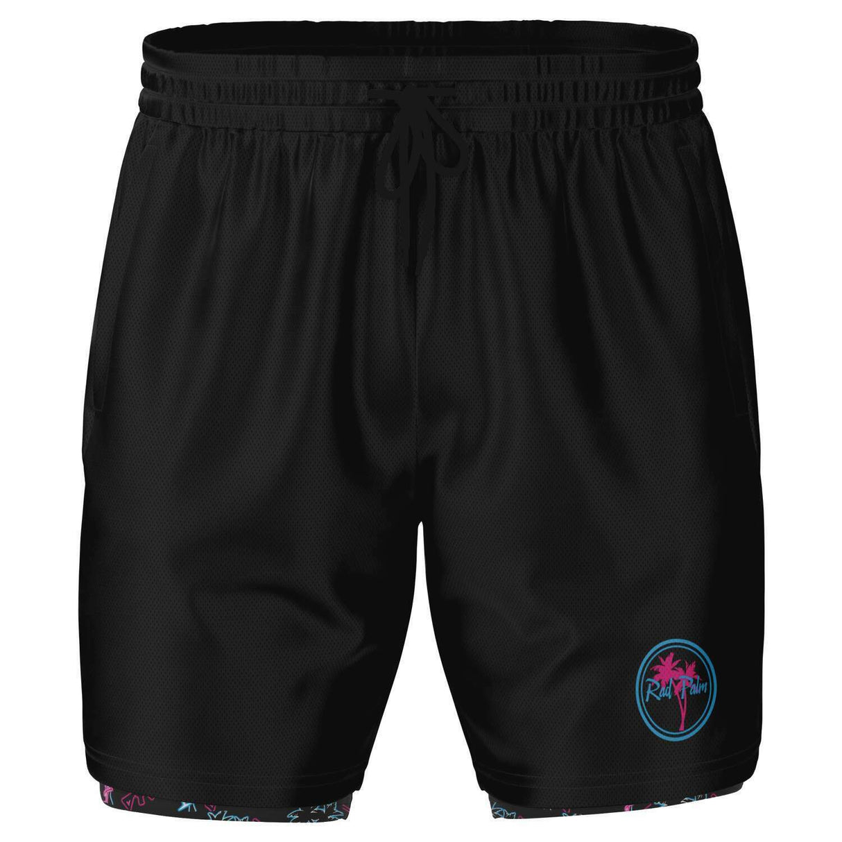 Pantalones cortos Rad Palm Neon Attack 2 en 1 