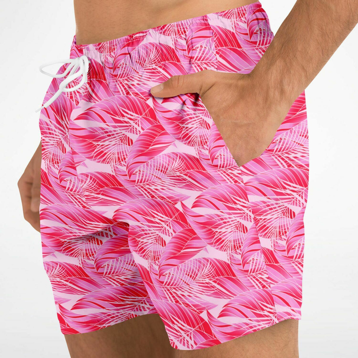 Bañador para hombre en color rosa tropical de Rad Palm