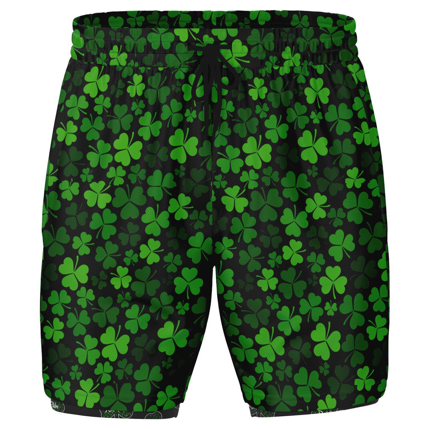 Rad Palm St. Patrick's Day Men's 2-in-1 Shorts