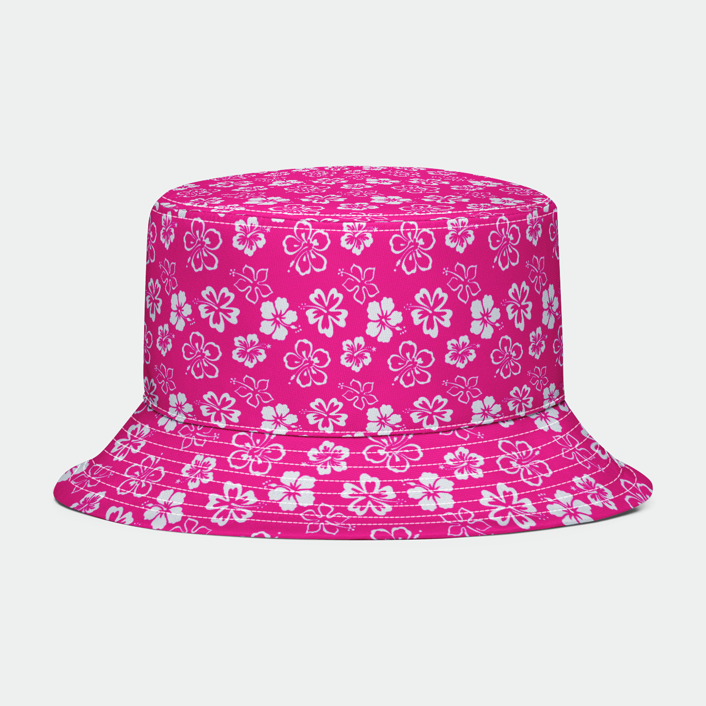 Pink Aloha Bucket Hat