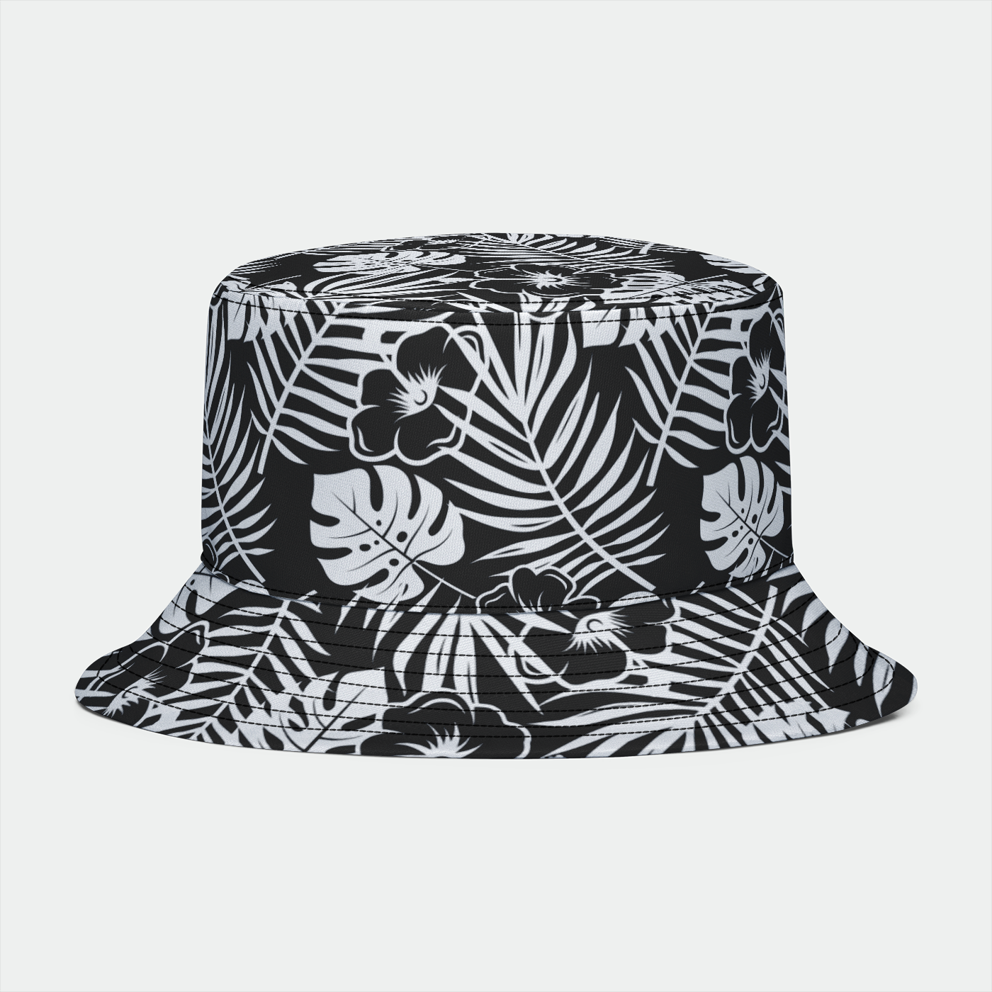 Rad Palm BLK WHT Bucket Hat