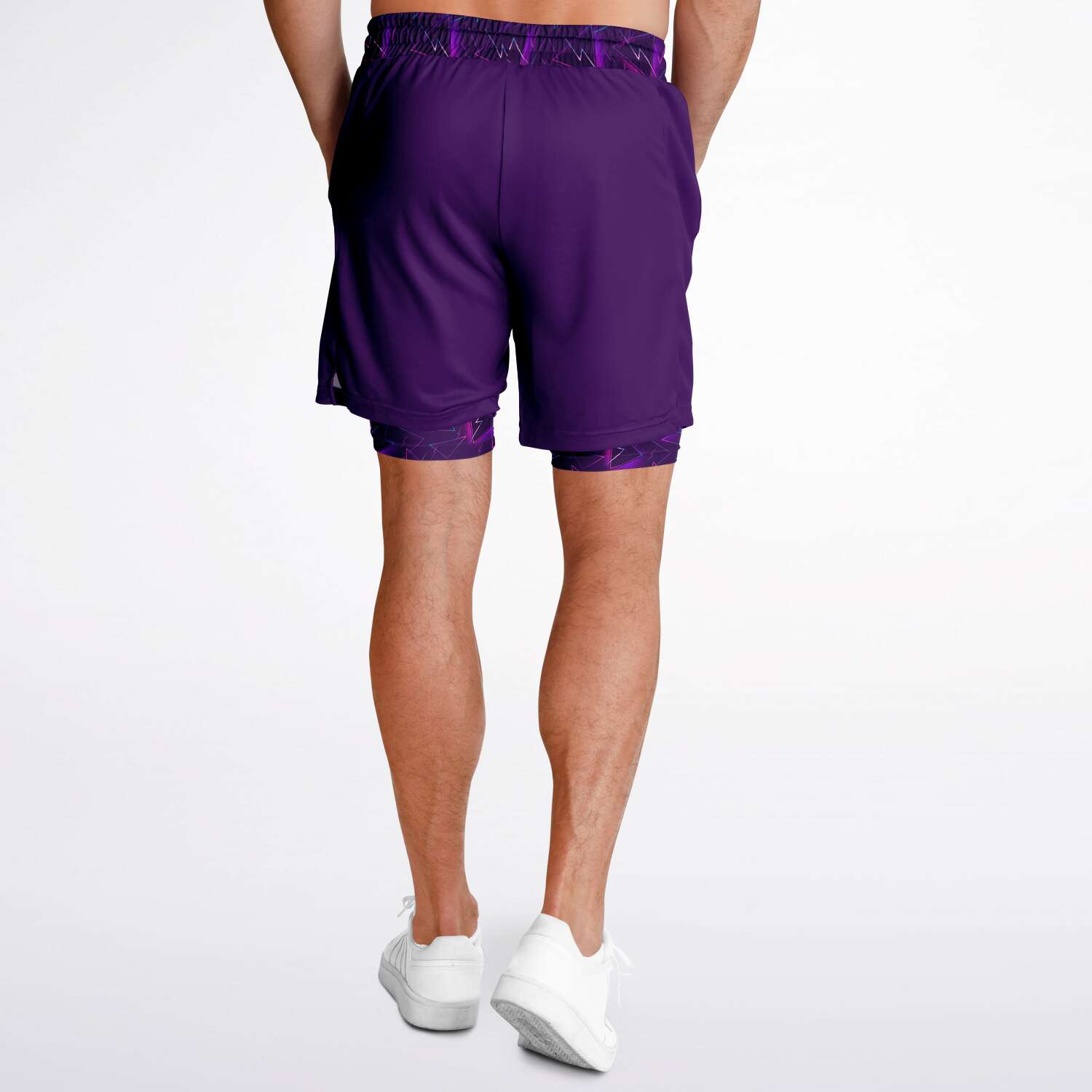 Pantalones cortos 2 en 1 para hombre Rad Palm Skate Night 