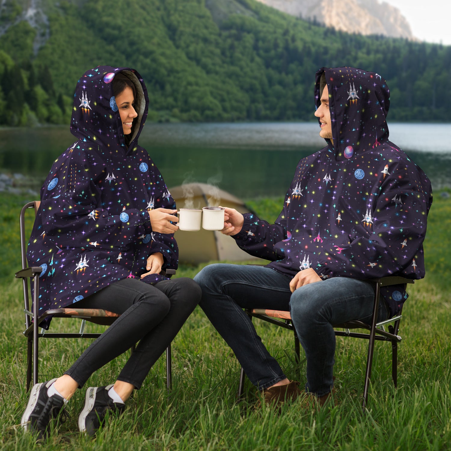 Sudadera con capucha Rad Palm Invaders 