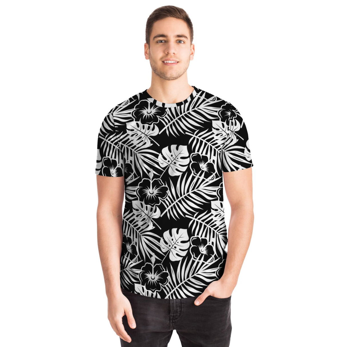 Camiseta unisex Rad Palm BLK WHT 