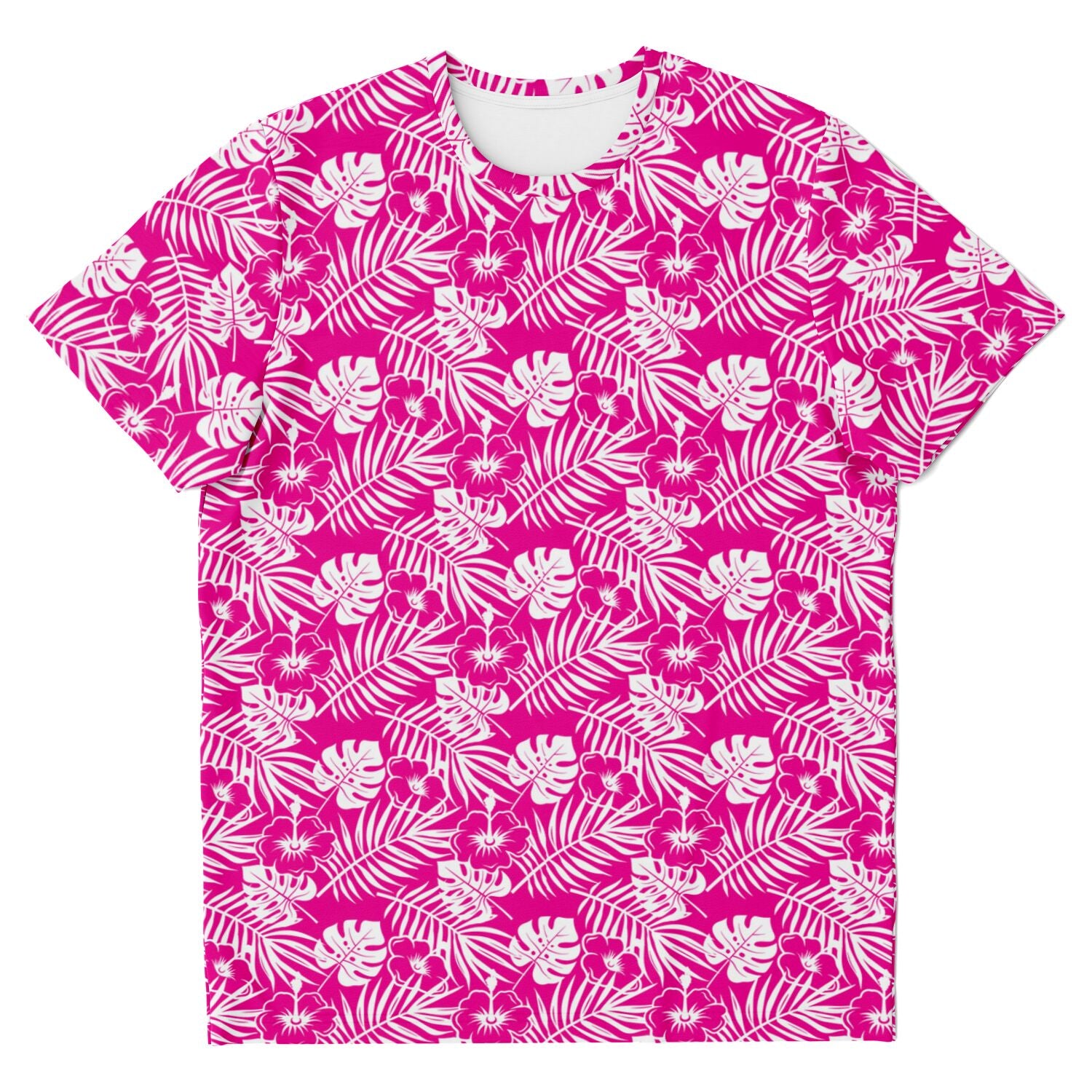 Rad Palm Pink Aloha Unisex T-Shirt