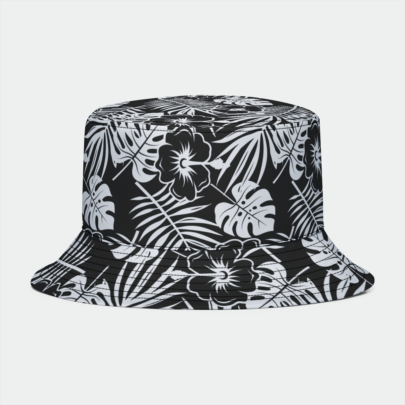 Rad Palm BLK WHT Bucket Hat
