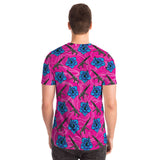 Camiseta unisex de alta capacidad con diseño de hibisco de Rad Palm