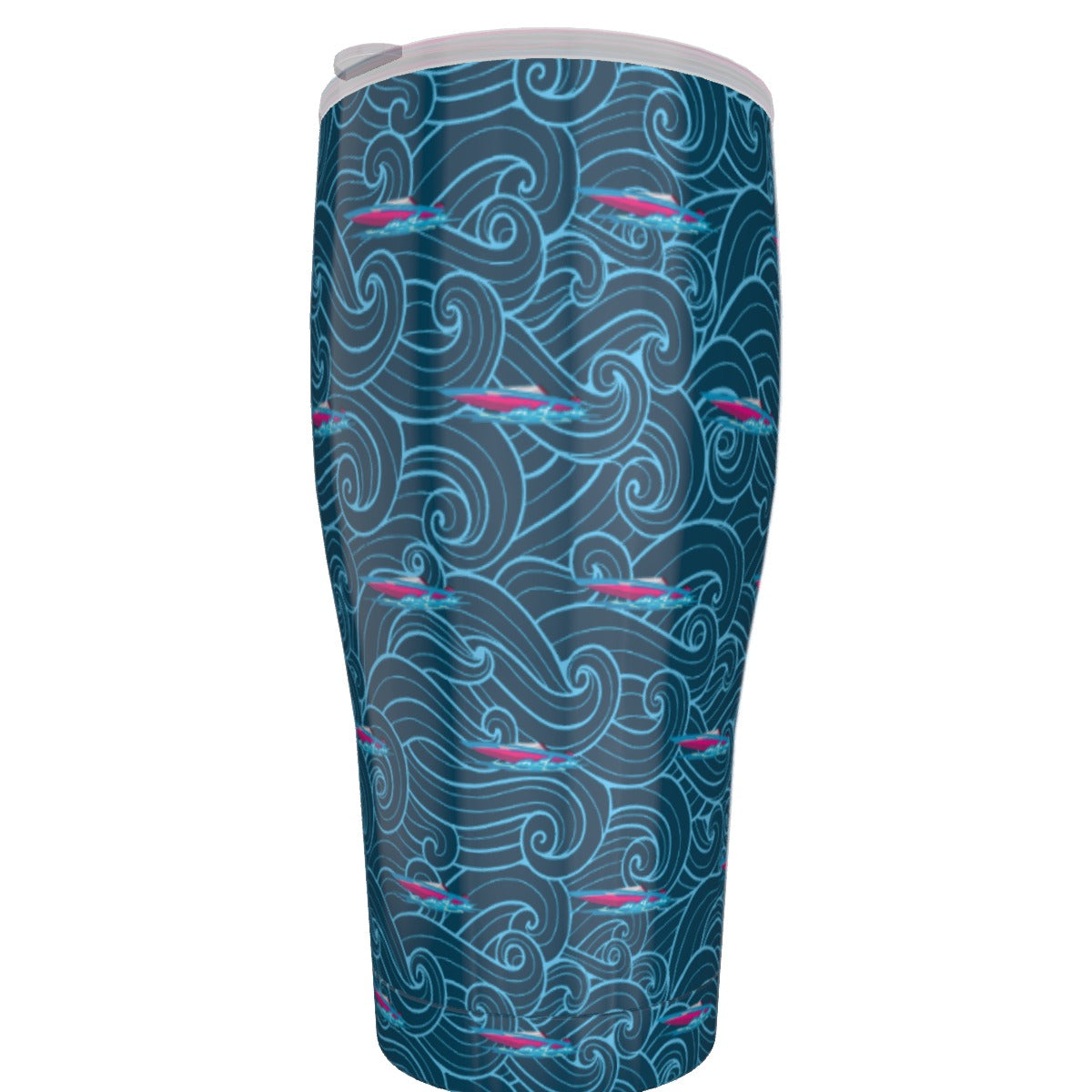 Rad Palm Fast Boats Dark 30oz Tumbler