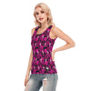 Load image into Gallery viewer, Party Like A Flock Star Dark Pink Women&#39;s Skinny Sport Tank Top