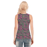 Dang Nang Disco Pink Women's Skinny Sport Tank Top