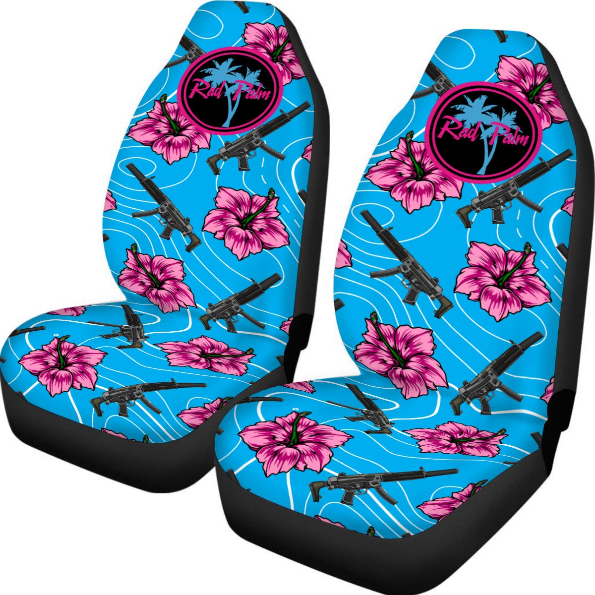 Funda universal para asiento de coche Hibiscus de alta capacidad