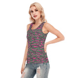 Dang Nang Disco Pink Women's Skinny Sport Tank Top