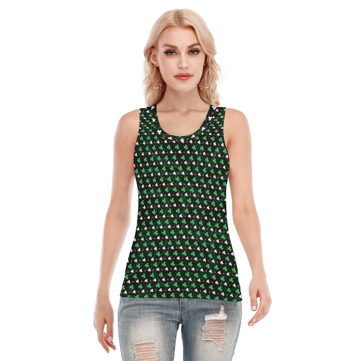 St. Patrick's Day 2024 Women's Skinny Sport Tank Top