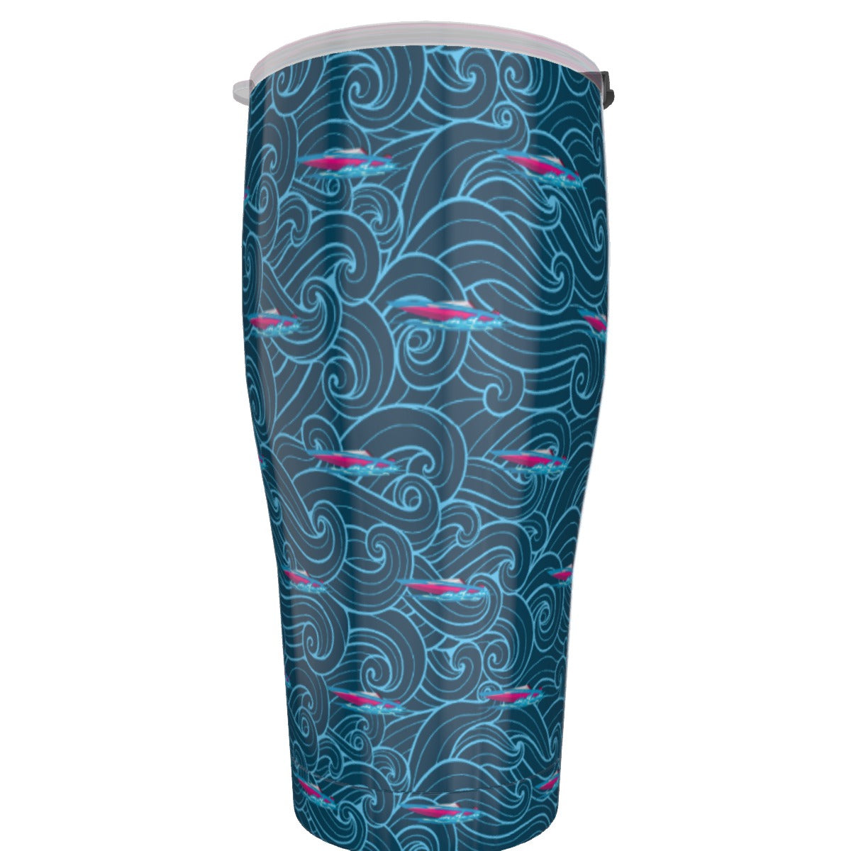 Rad Palm Fast Boats Dark 30oz Tumbler