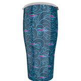 Rad Palm Fast Boats Dark 30oz Tumbler