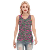 Dang Nang Disco Pink Women's Skinny Sport Tank Top