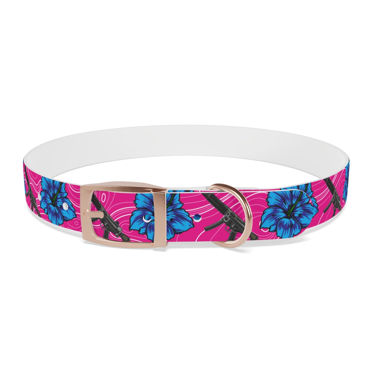 Collar para perros con hibisco de alta capacidad Rad Palm 