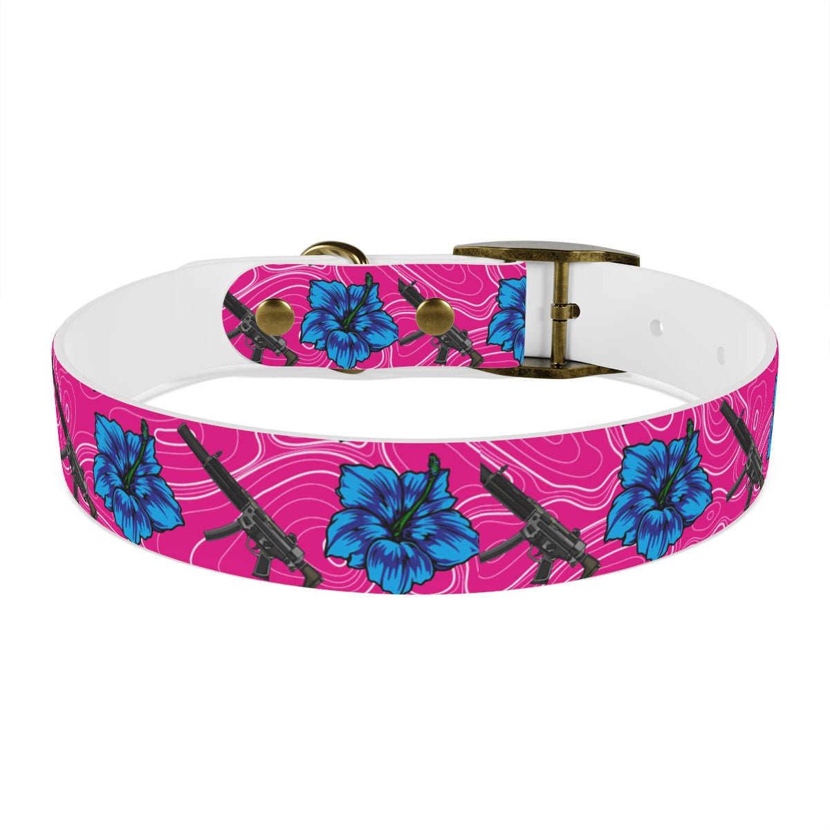 Collar para perros con hibisco de alta capacidad Rad Palm 