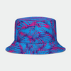 Load image into Gallery viewer, Rad Palm Blue Pink Purple Fronds Bucket Hat