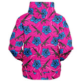 Sudadera con capucha y cremallera de alta capacidad Hibiscus de Rad Palm