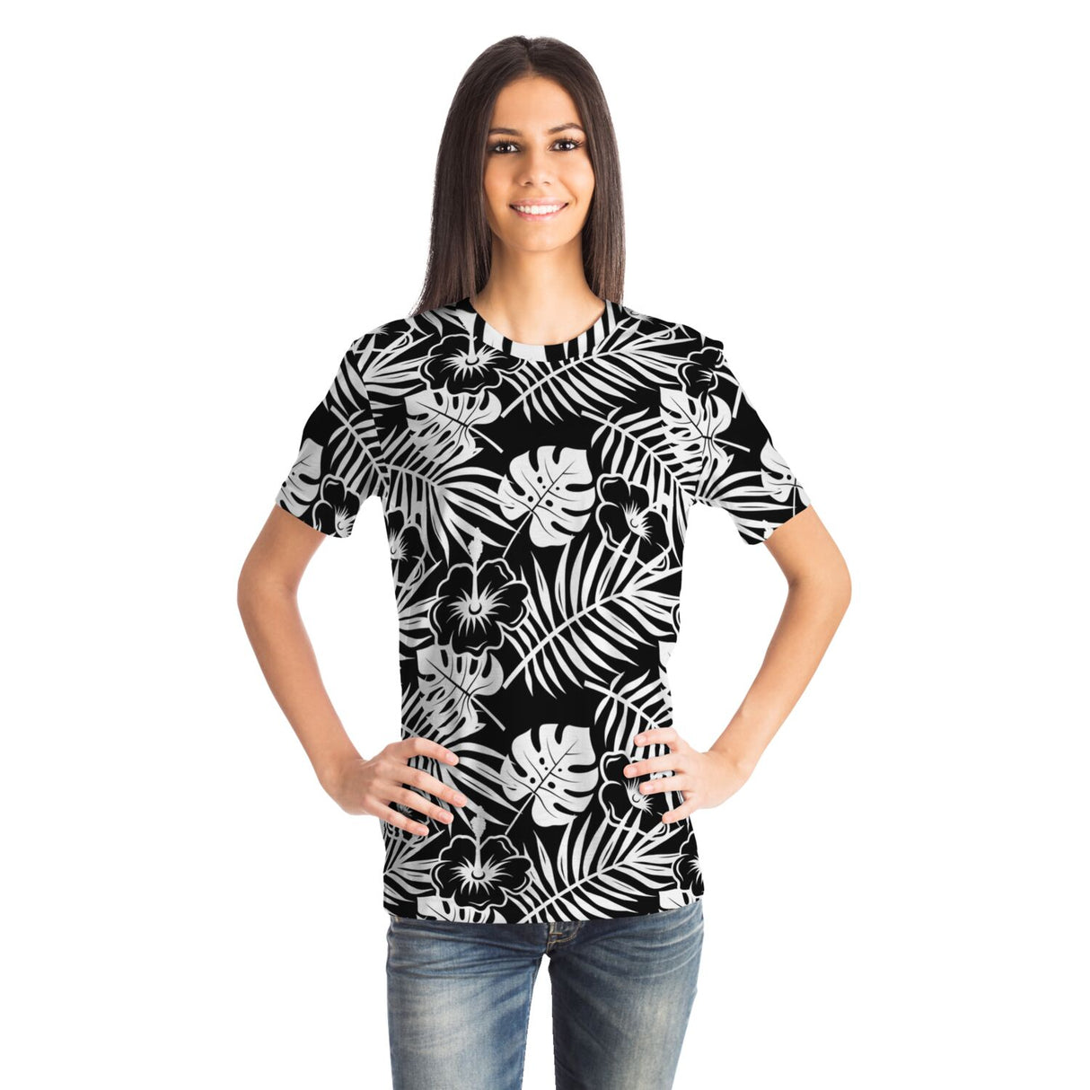 Camiseta unisex Rad Palm BLK WHT 