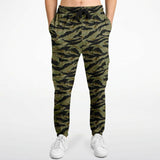 Pantalones de jogging cargo con rayas de tigre de Rad Palm 