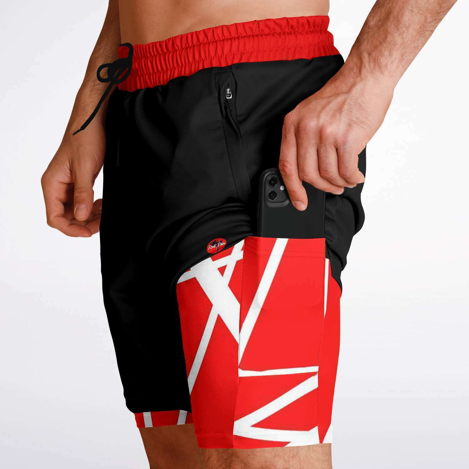 Pantalones cortos 2 en 1 para hombre Rad Palm 1984 