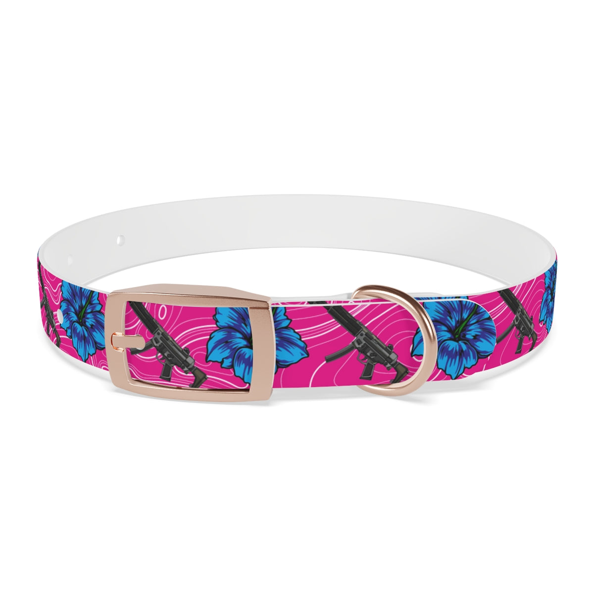 Collar para perros con hibisco de alta capacidad Rad Palm 