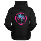 Sudadera con capucha Rad Palm Hibiscus