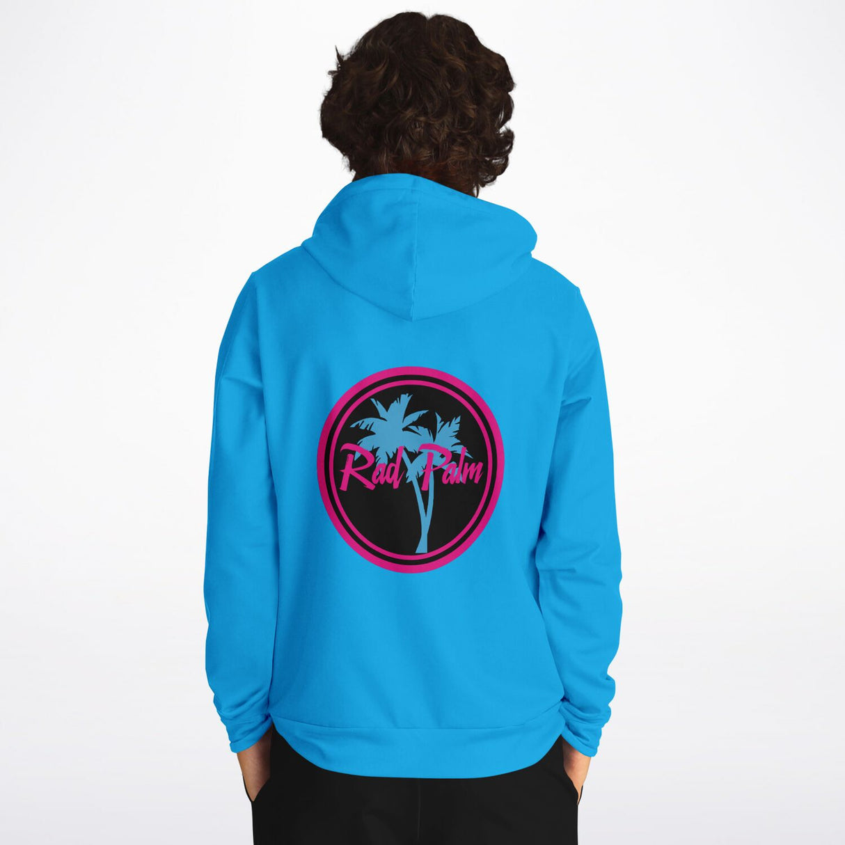 Sudadera con capucha y logotipo azul de Rad Palm 