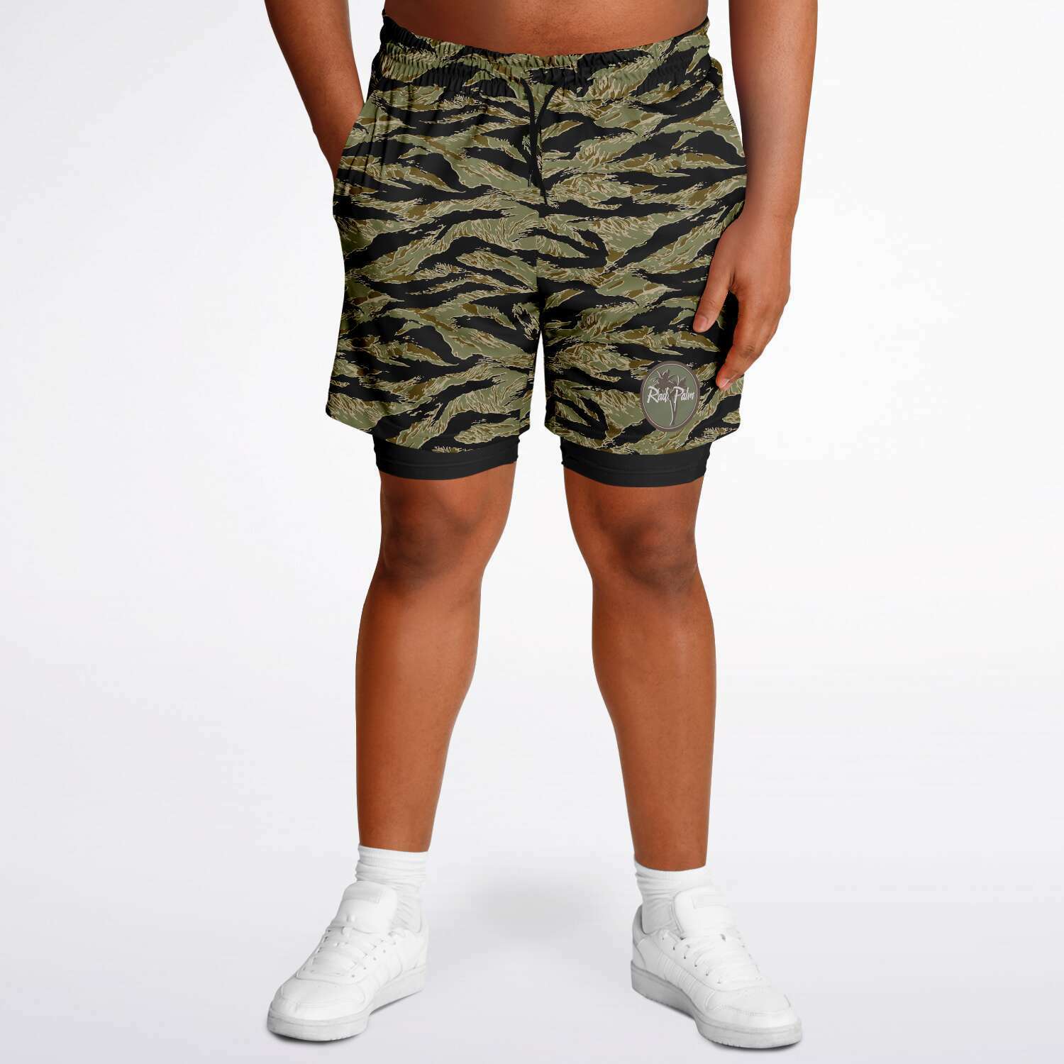 Rad Palm Tiger Stripe 2 in 1 Shorts