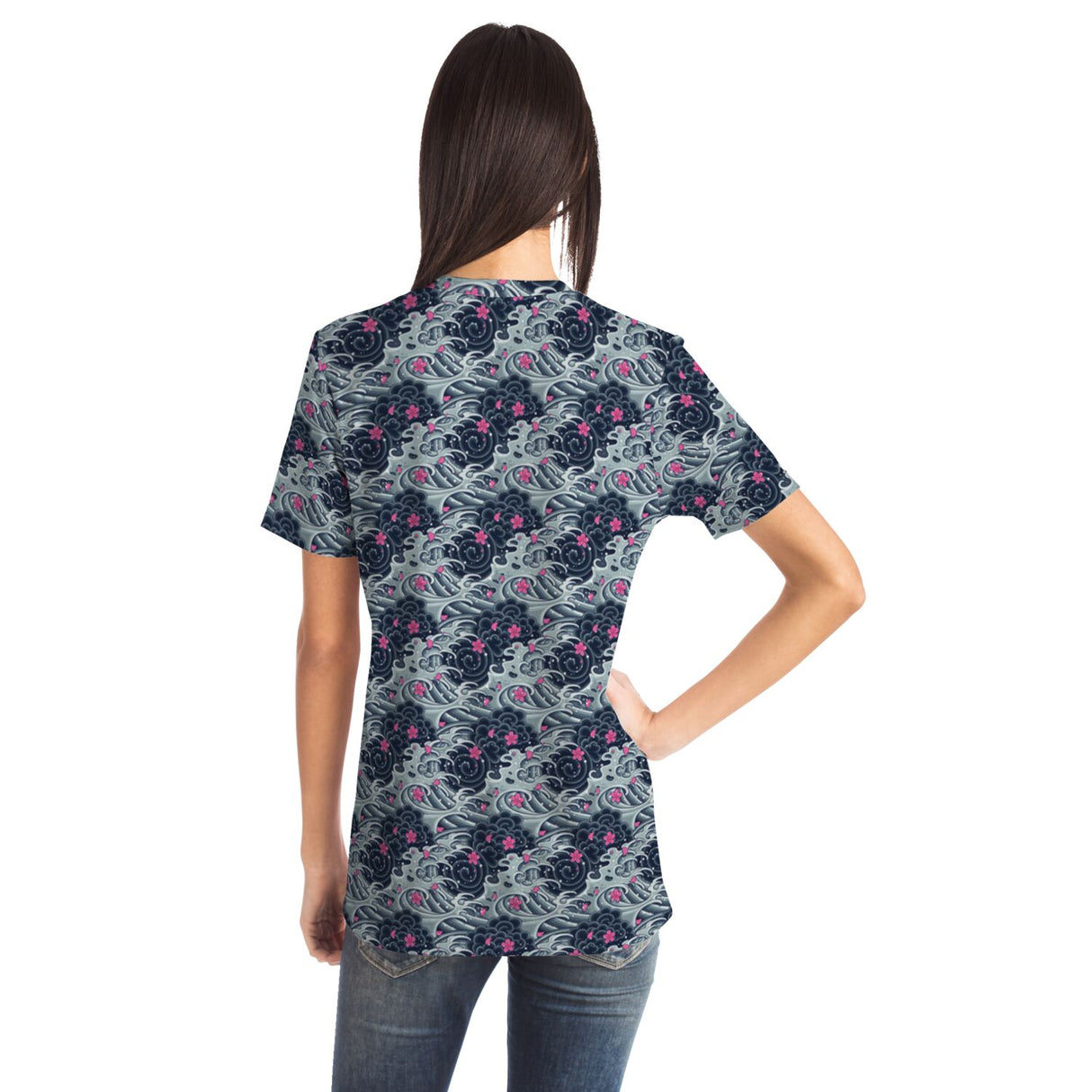 Camiseta unisex con ondas japonesas de Rad Palm 