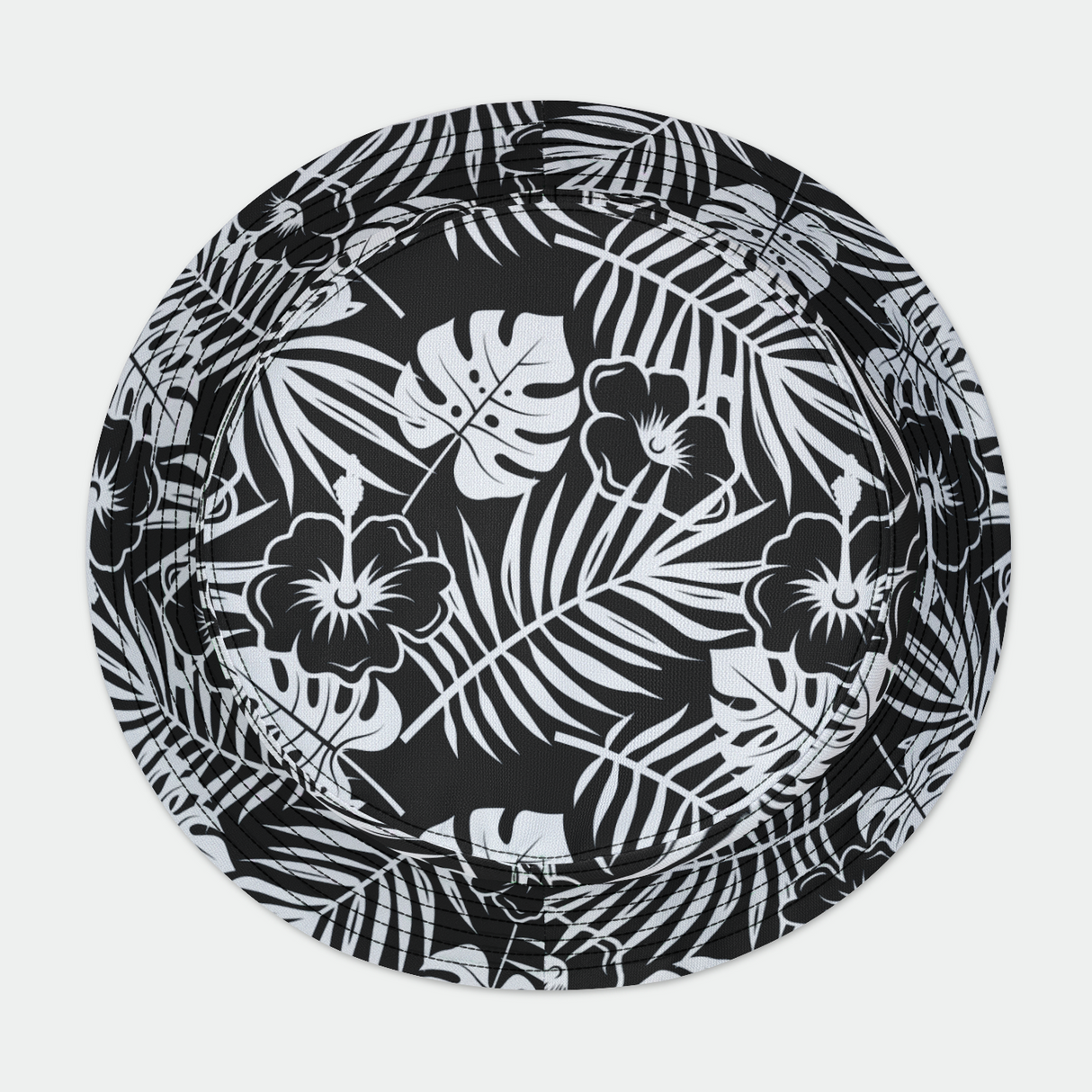 Sombrero tipo pescador Rad Palm BLK WHT