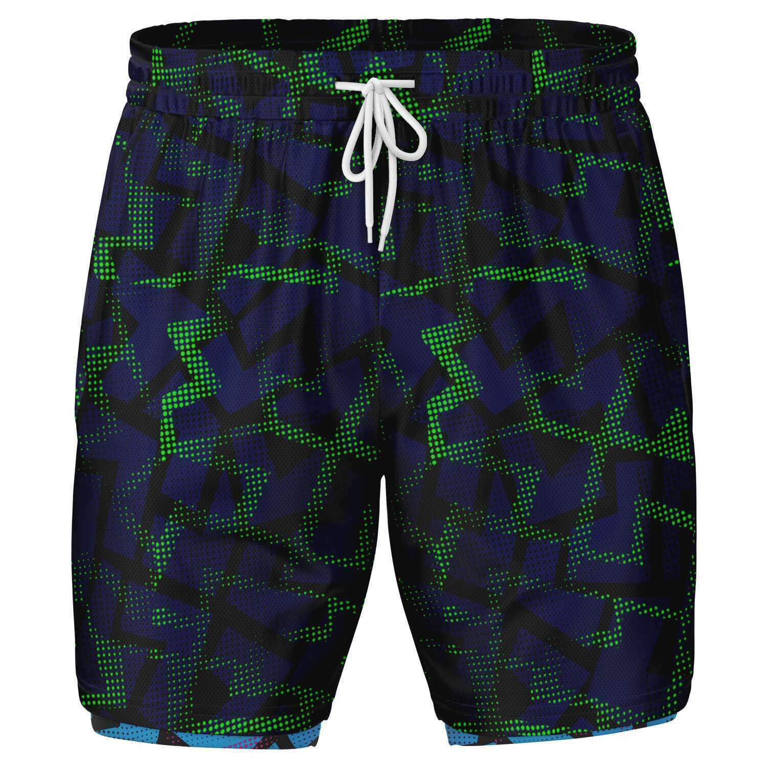 Pantalones cortos 2 en 1 para hombre Rad Palm 2023 