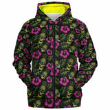 Rad Palm Pineapple Head Zip Up Hoodie