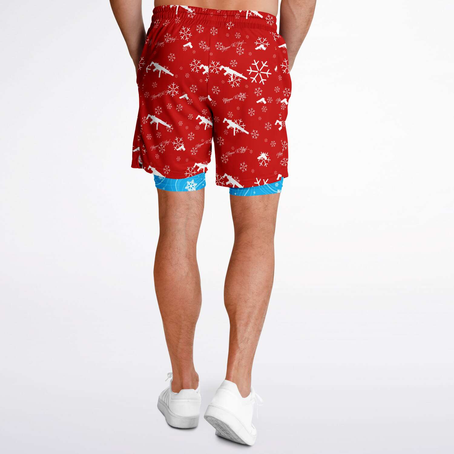 Pantalones cortos 2 en 1 para hombre Yippee Ki Yay de Rad Palm 