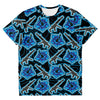 Rad Palm High Capacity Hibiscus Blue Neon T-Shirt