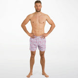 Bañador para hombre Rad Palm Party Like A Flock Star Pink