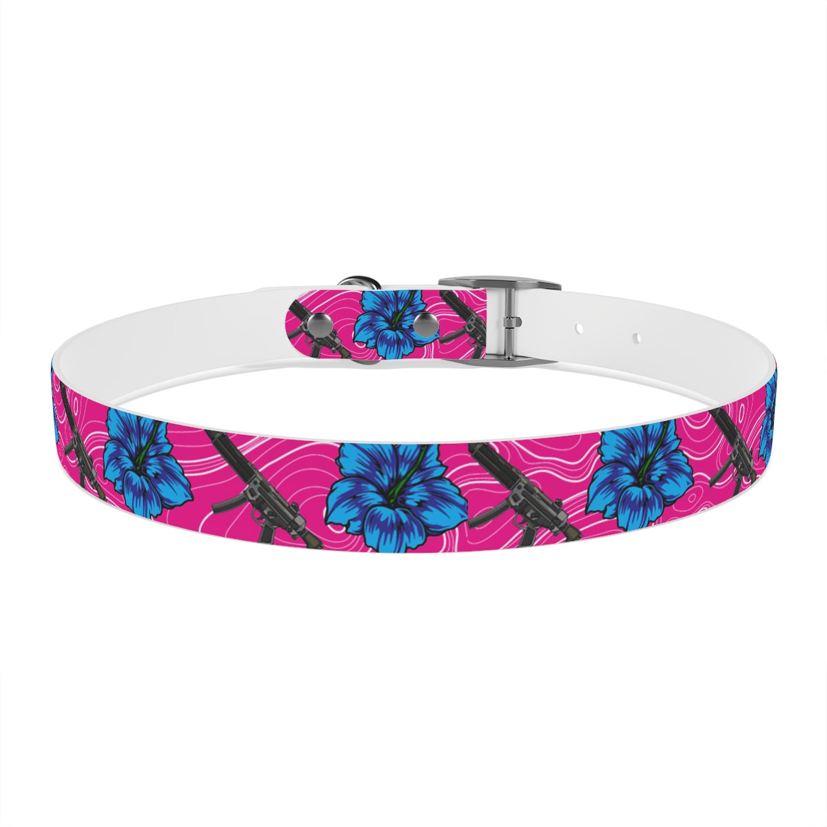 Collar para perros con hibisco de alta capacidad Rad Palm 