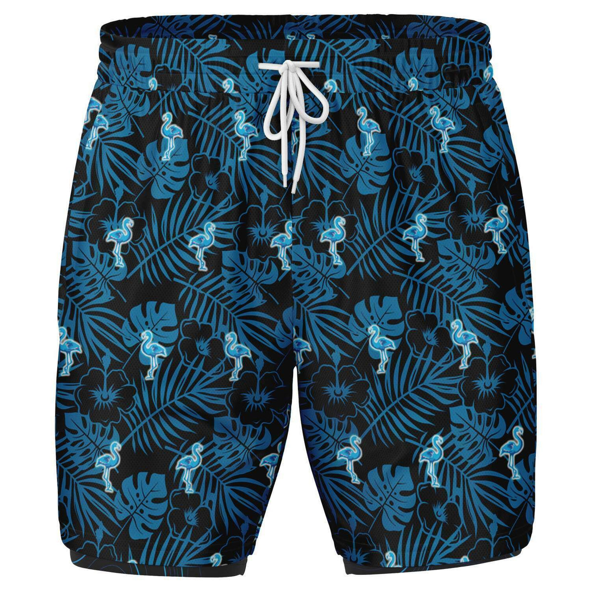 Rad Palm Party Like A Flockstar Men's 2-in-1 Shorts