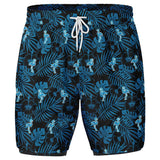 Rad Palm Party Like A Flockstar Men's 2-in-1 Shorts