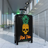 Bolsa de viaje con ruedas y diseño de calaveras de piña de Rad Palm 