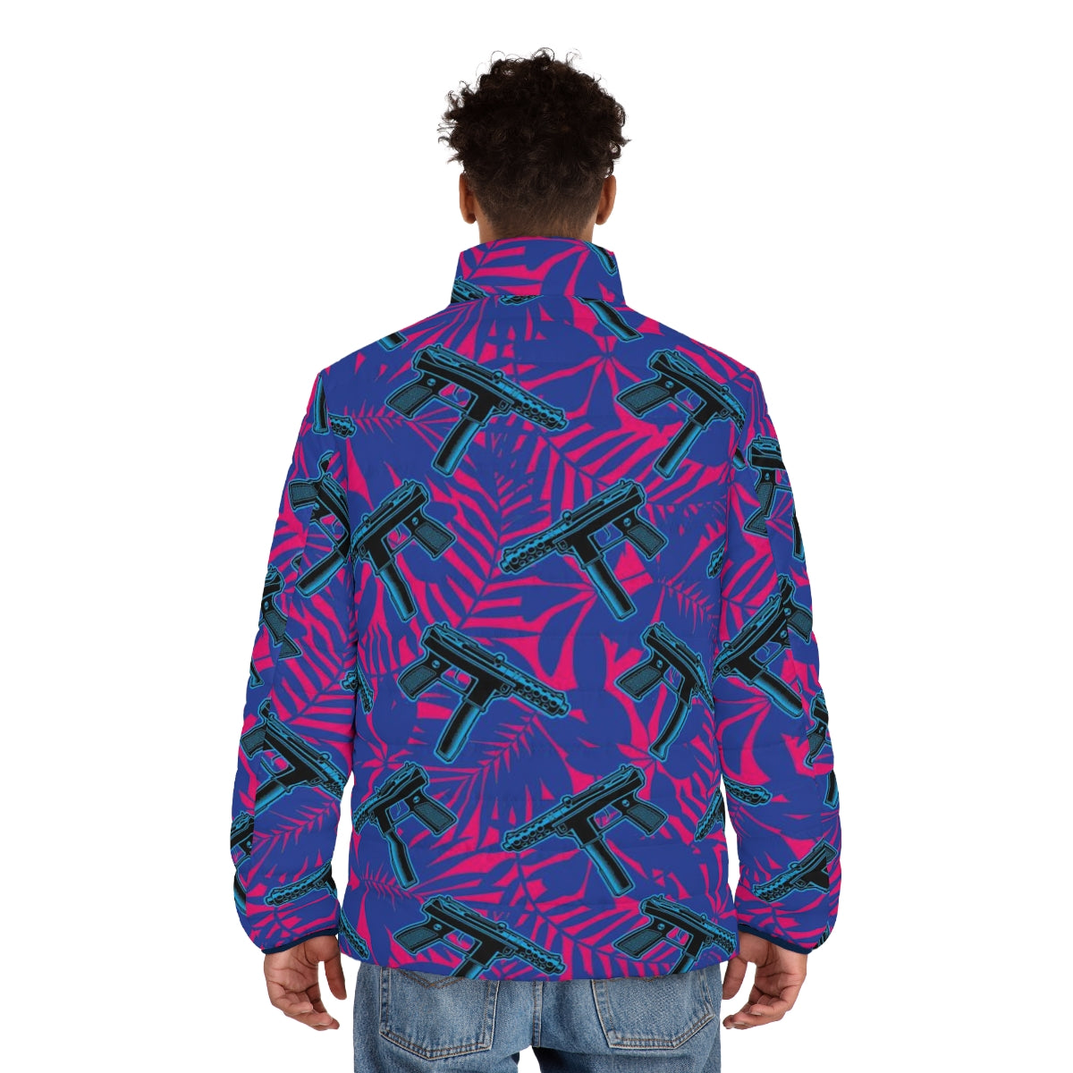 Rad Palm 9 Lives Men's Puffer Jacket