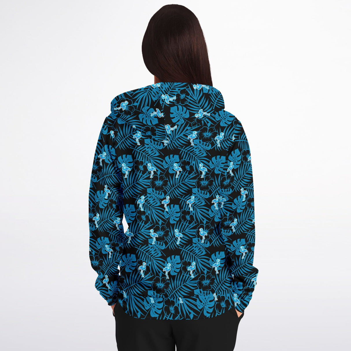 Sudadera con capucha y cremallera Rad Palm Party Like A Flock Star 