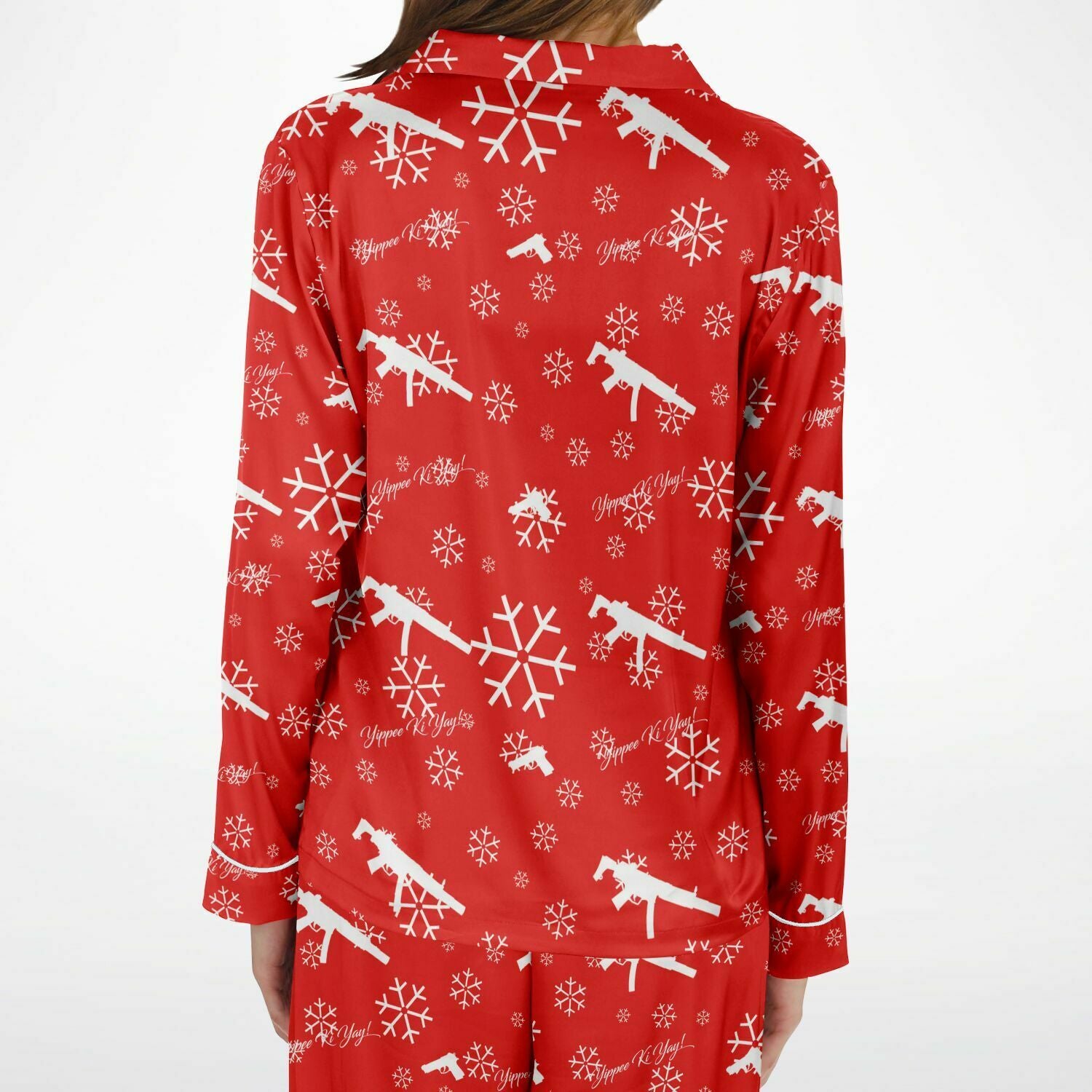 Rad Palm Yippee Ki Yay Women's Satin Pajamas