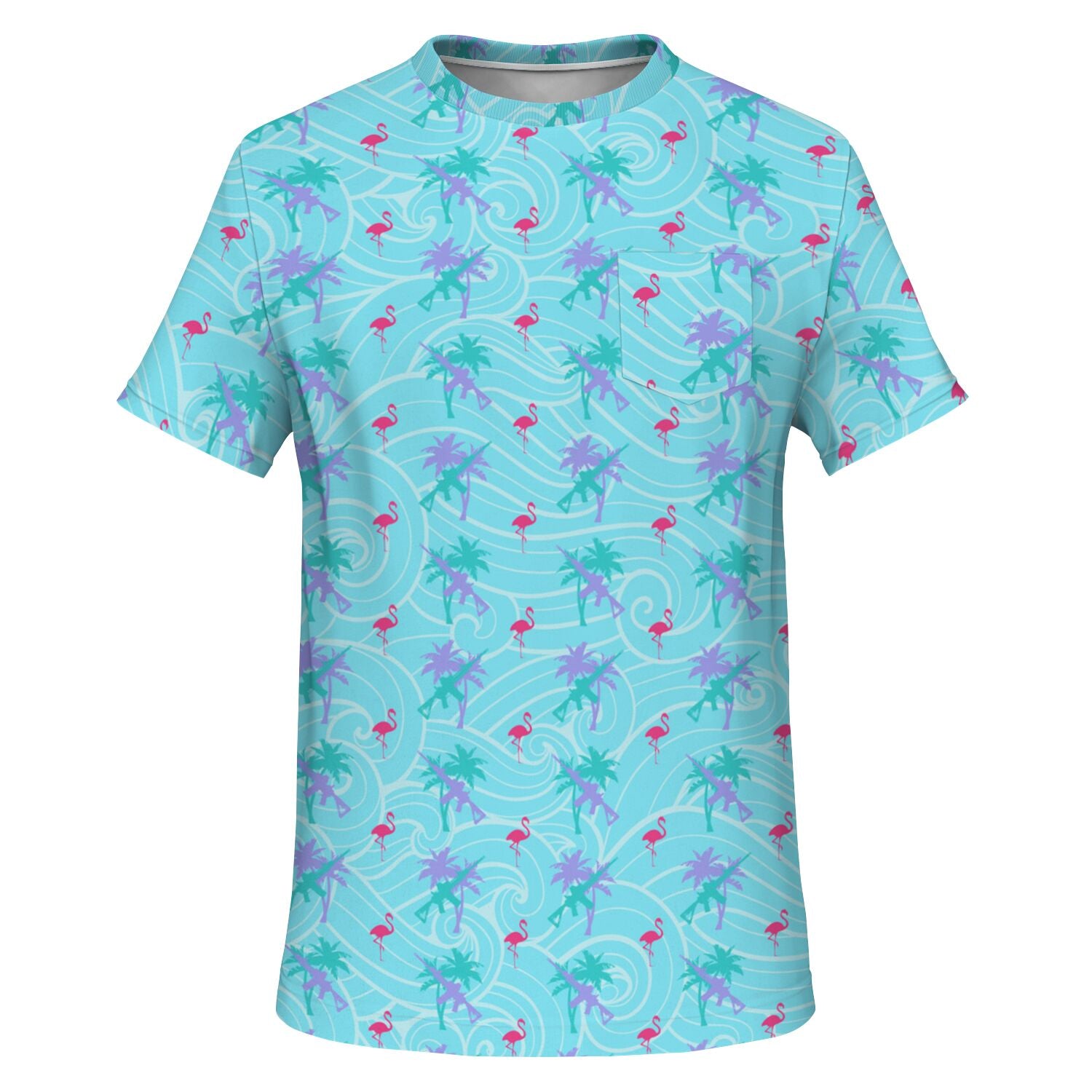 Rad Palm Tropical Tidal Wave T-Shirt